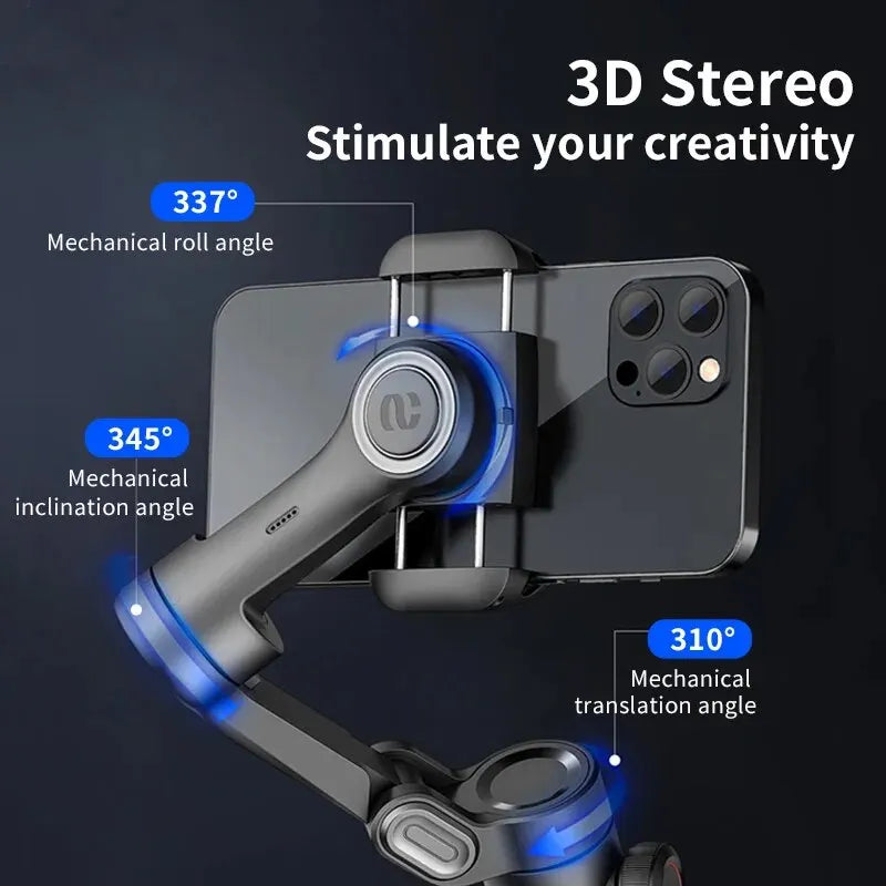 AI Tracking Smartphone Gimbal for TikTok & Vlogs