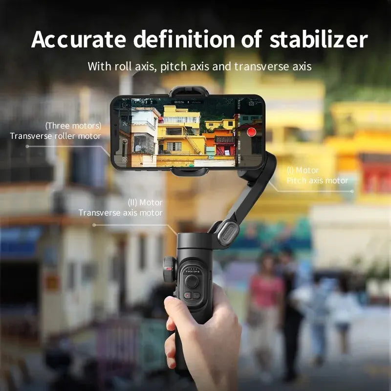 AI Tracking Smartphone Gimbal for TikTok & Vlogs