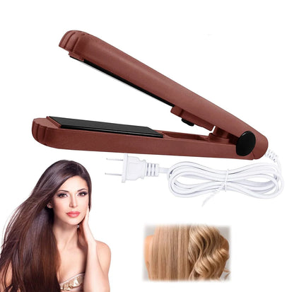 Portable Mini Hair Straightener & Curler