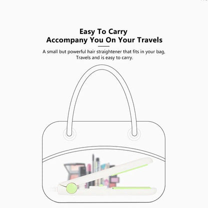 Portable Mini Hair Straightener & Curler