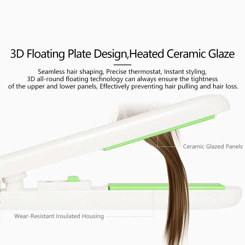 Portable Mini Hair Straightener & Curler