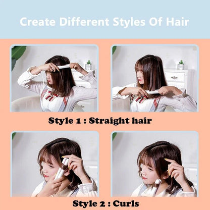 Portable Mini Hair Straightener & Curler