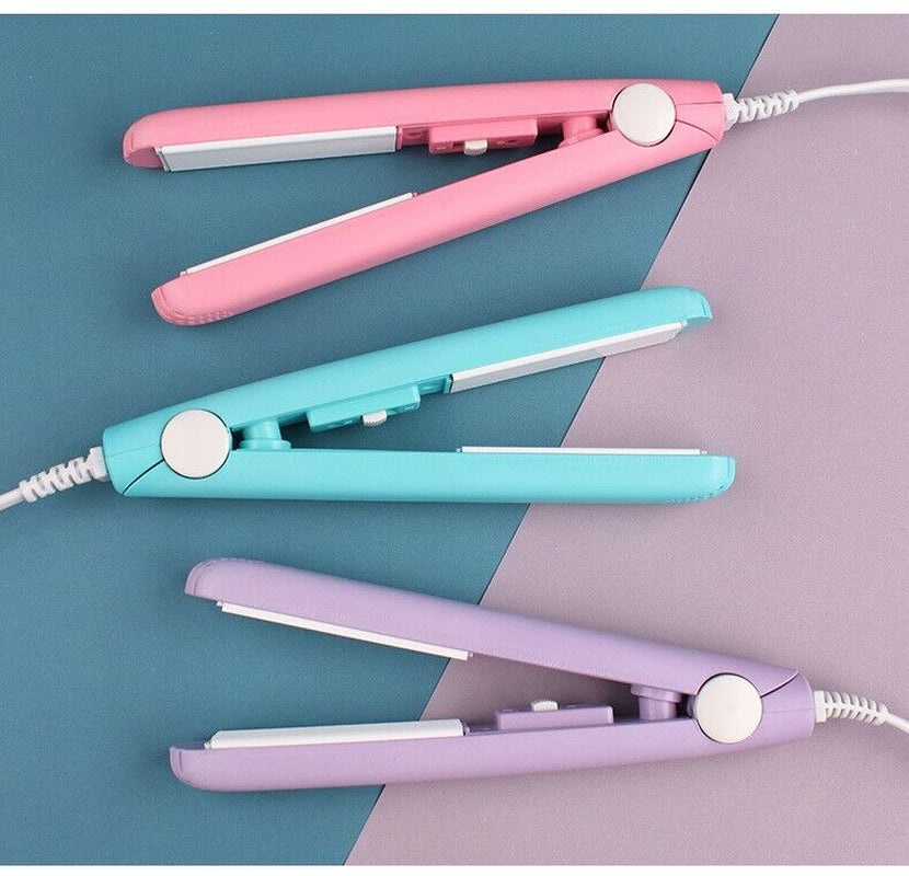 Portable Mini Hair Straightener & Curler
